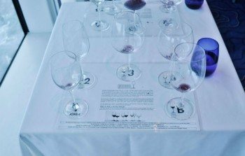 The glasses were arranged. We put the same wine in different glasses and you can't believe the difference in taste and smell!